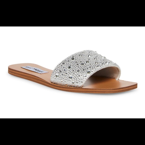 Steve Madden Iselle Rhinestone Slides - Picture 3 of 3